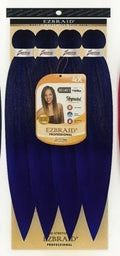 EZBraid Professional Pre-Stretched Braiding Hair – 20” (T1B/Blue)