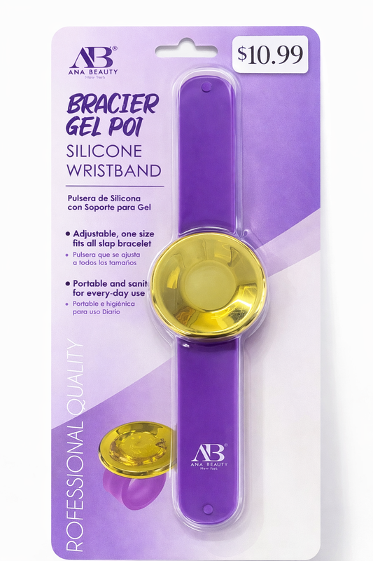Hands-Free Braid Gel Wristband.